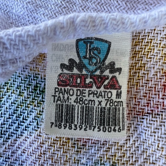 Vintage Anthropomorphic Bumble Bee Cotton Tea Towel Crochet Trim Flowers Brazil - Picture 7 of 8